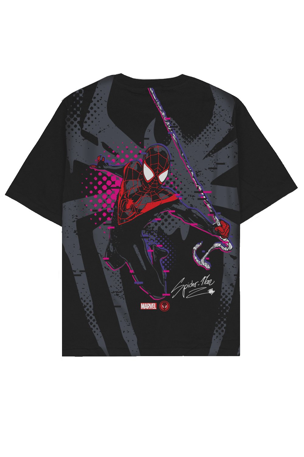 Spiderman: Miles Morales – Oversized Drop Shoulder Tee (Unisex)