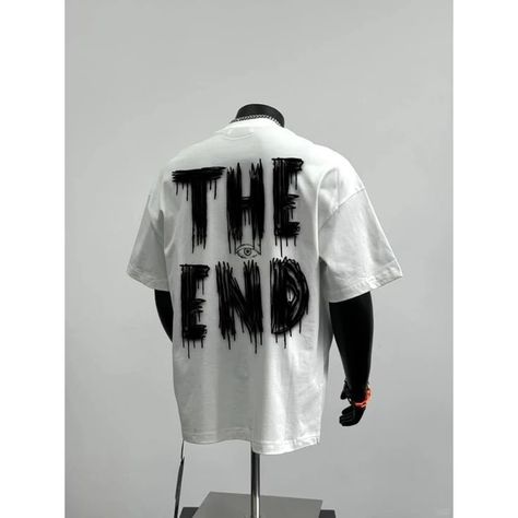 THE END – Printed Oversized Tee (Unisex)