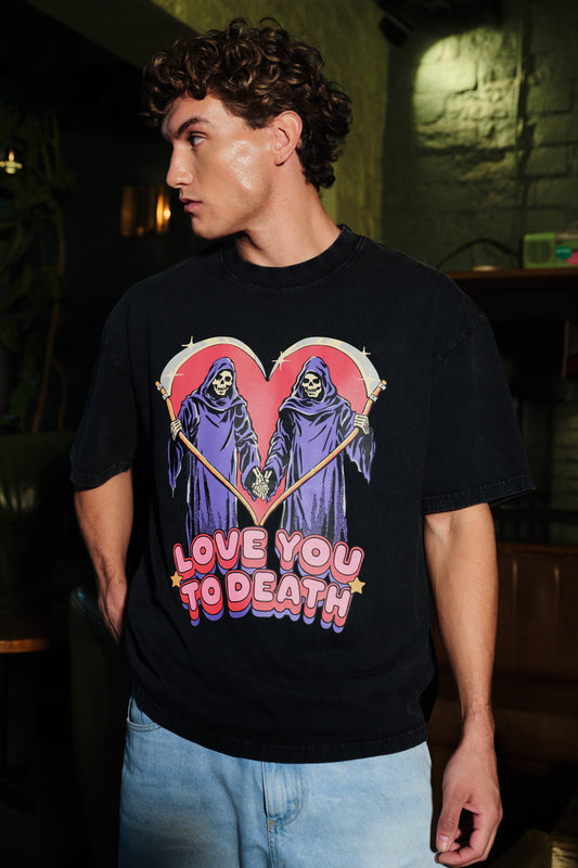 Love You To Death Oversized T-Shirt (Unisex)